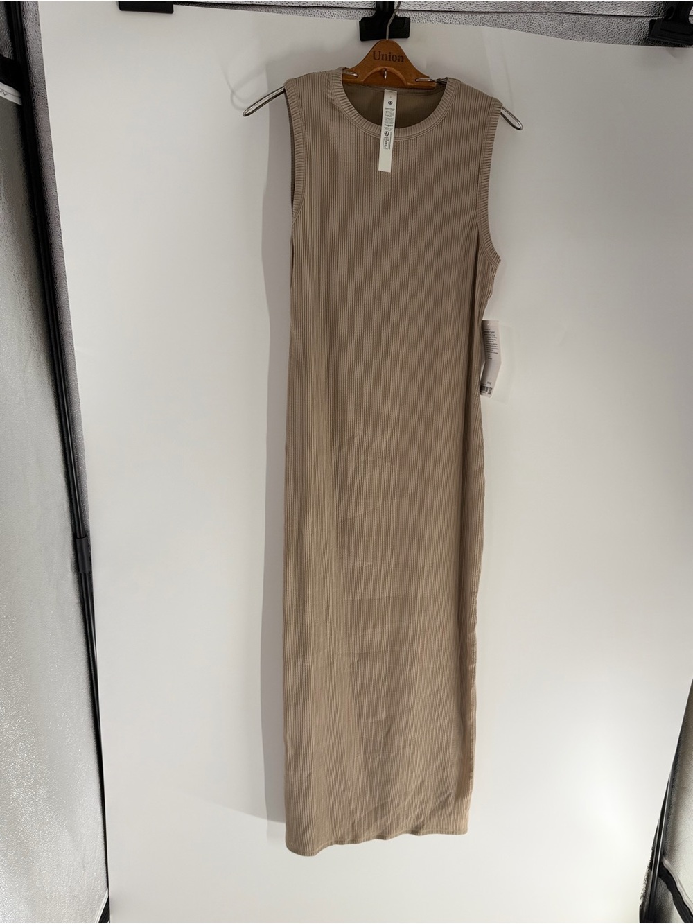 lululemon athletica Sleeveless Ribbed Maxi Dress - Beige